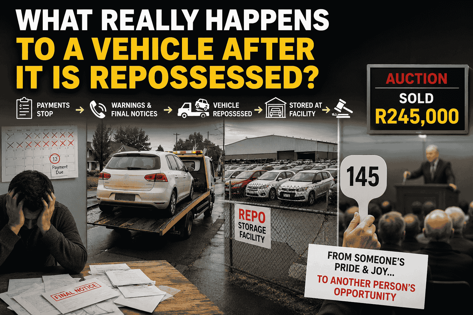 What Really Happens to a Vehicle After It Is Repossessed